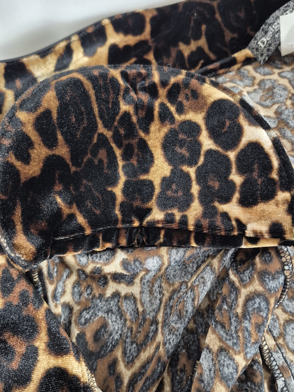 Design Today's by Song & Sung Vintage (Med) Velvet Leopard Blazer Modern Size XS - Picture 10 of 16